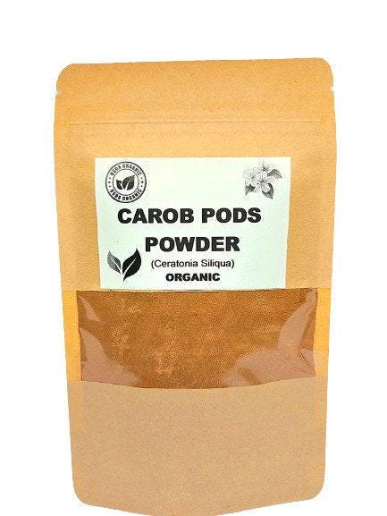 Carob pods powder | ceratonia siliqua | carob pods flour | vegan | st john's-bread | locust bean | caroube | johannisbrotbraum
