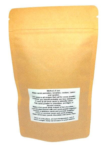 Carob pods powder | ceratonia siliqua | carob pods flour | vegan | st john's-bread | locust bean | caroube | johannisbrotbraum