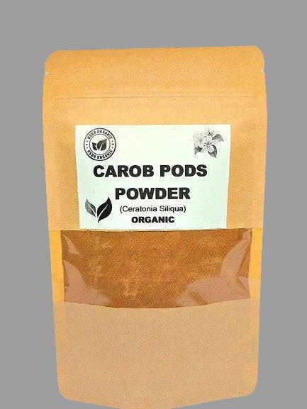 Carob pods powder | ceratonia siliqua | carob pods flour | vegan | st john's-bread | locust bean | caroube | johannisbrotbraum