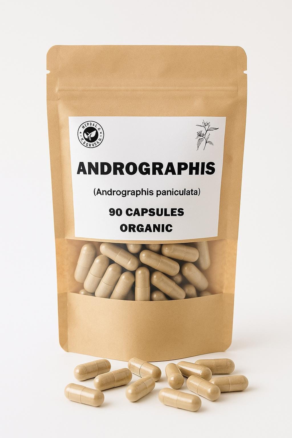 Andrographis 90 capsules 500 mg. dietary supplement | andrographis paniculata