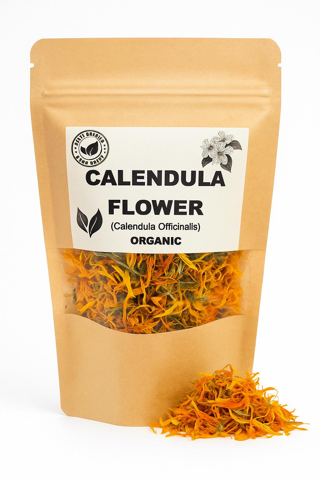 Calendula flower | calendula officinalis | petals only| herbal | loose | herb | fresh harvested | premium quality