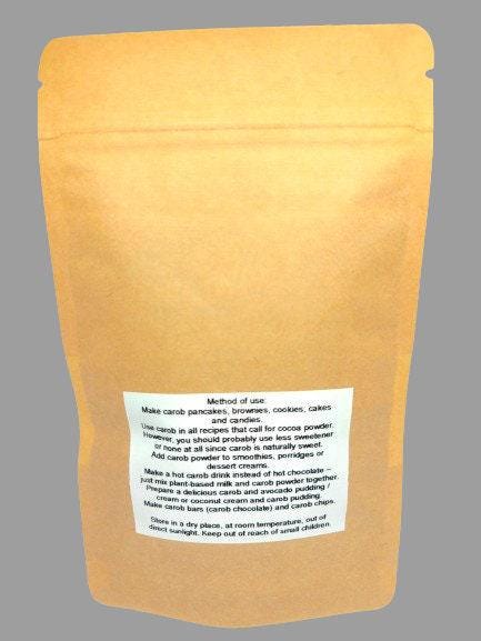 Carob pods powder | ceratonia siliqua | carob pods flour | vegan | st john's-bread | locust bean | caroube | johannisbrotbraum