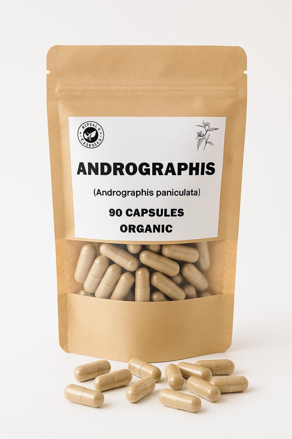 Andrographis 90 capsules 500 mg. dietary supplement | andrographis paniculata