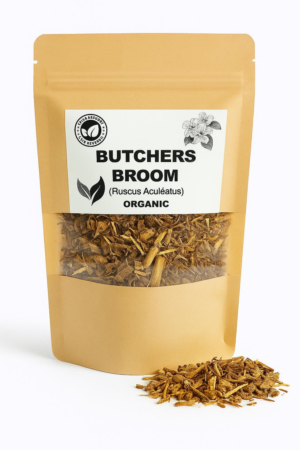 Butcher's broom root | ruscus aculeatus | dried herbs | herbal tea | herbal products | bulk herb | herbal remedy