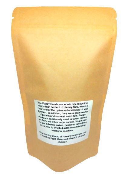 Blue poppy seeds | papaver somniferum | whole oily seeds | dietary fibre | | tea | sprouting | papaver | poppyseed | natural seeds