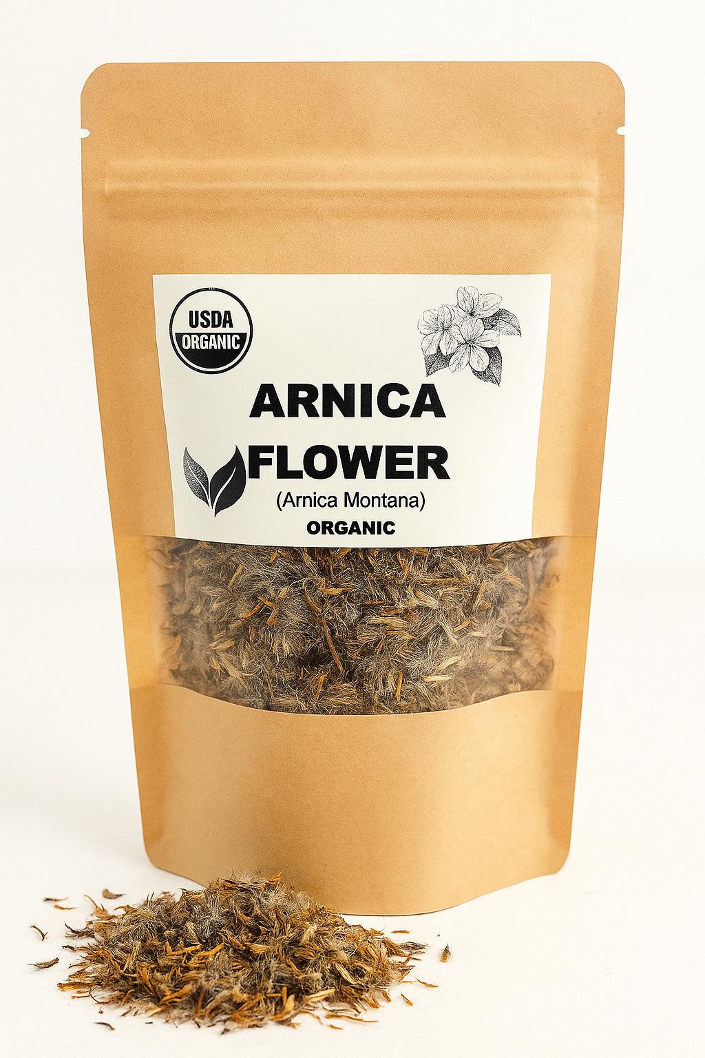 Arnica flower | arnica montana | heterotheca inuloides | dried herbs | herbal tea | herbal products | bulk herb | herbal remedy